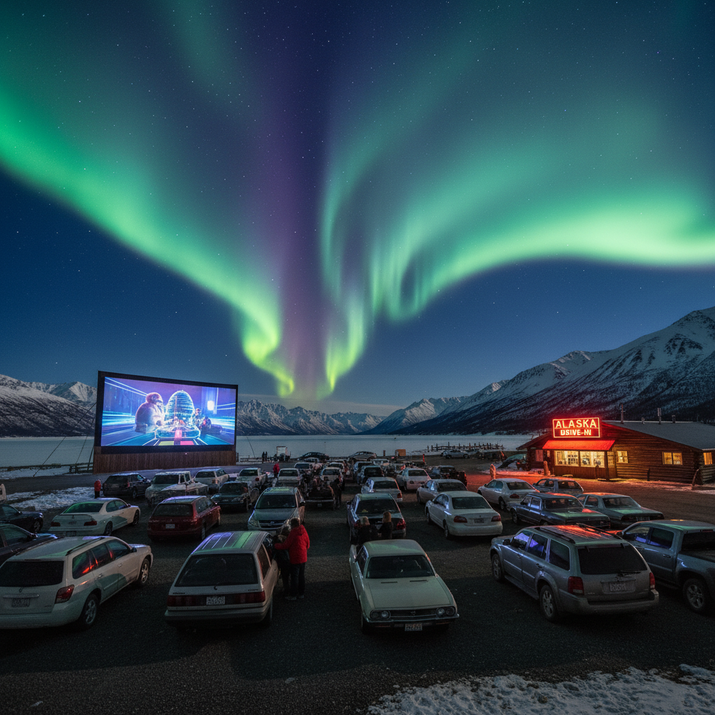 Alaska Rediscovers Drive-In Theaters in 2025 and Finds Comfort Under the Northern Lights