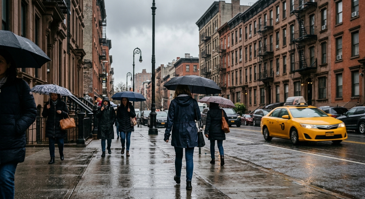 New York Weather: Rain Showers, Humidity, and Cooler Temperatures Ahead