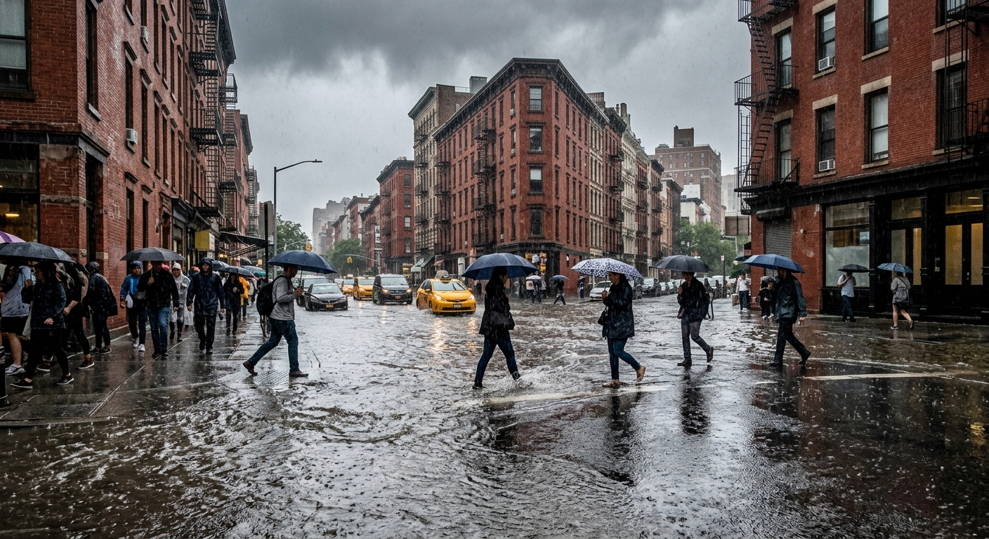 Intensifying Fall Storm Threatens New York and Northeast With Heavy Rain and Coastal Flooding