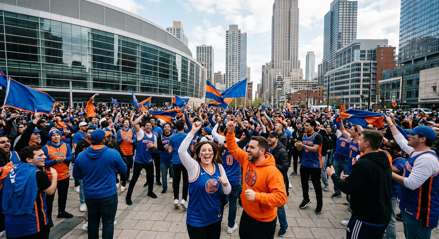 Knicks Fans Prepare for Championship Banner Night at Madison Square Garden